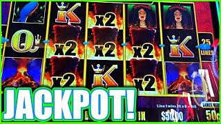 I Can't Believe This MULTIPLIERS Paid This JACKPOT! High Limit TIki Fire Lightning Link Slot