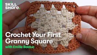 Crochet Your First Granny Square with Emilie Bolduc