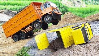 GELENG GELENG Truck Extreme Fuso 220Ps Trinton Truk Engkel OFROAD Laka Lintas Truk Pasir Rc Handmade