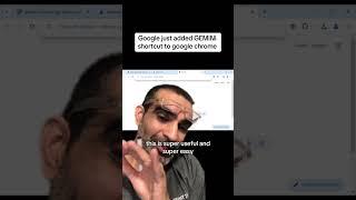 OMG! Google just added Gemini to Google Chrome address bar!