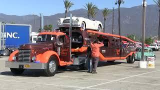 Moving The Dunkel Bros. 1949 GMC And 1947 MHS Car Hauler At TFK 2013