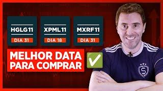 FUNDOS IMOBILIARIOS: qual o MELHOR DIA para comprar FIIs? | XPML11, HGLG11, MXRF11