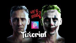 PicsArt Joker Face Effect Tutorial | PicsArt | Editing Tutorial |  Scary Look for Halloween