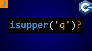 C++ isupper