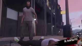 gta 5. Franklin gets knock out By Trevor.