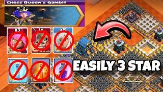 Easily 3 Star Chess Queen's Gambit Challenge - Clash of Clans