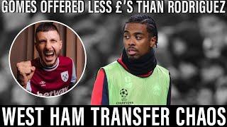 West Ham Transfer Chaos a Problem for Potter | Hammers Offer Gomes LESS Than Guido Rodriguez