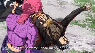 Diavolo/Doppio shows Risotto his THICC ass | JoJo Omni Man Hot Milk meme