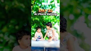 Day 22  AI Photo Editing Hypic App  | Watch Till End!#shorts #trending #edit #photoediting #edit