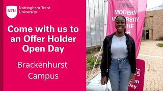 Come with us to an Offer Holder Open Day at NTU Brackenhurst Campus