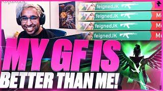 MY GF IS BETTER THAN ME?! (1v1) | SEN ShahZaM