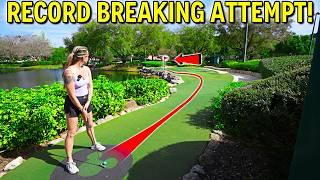 Can We Break the Record at the World's Hardest Mini Golf Course?