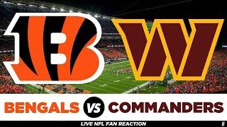 Cincinnati Bengals vs Washington Commanders LIVE NFL Scoreboard, Play-By-Play, Highlights, Reaction