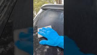 Hard  stained on car windshield ! Glas Weld  Pro Clean glass restorer