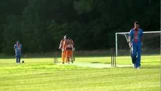 Jay Naikwade Facing Hammad Shahid US Fast Bowler