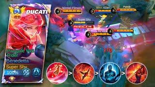 ONLY 0.07% OF BENEDETTA USERS KNOW THIS BUILD!  BENEDETTA VS TERIZLA | MOBILE LEGENDS