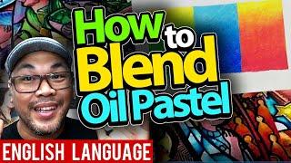 How to Blend Oil Pastel? | ENGLISH LANGUAGE