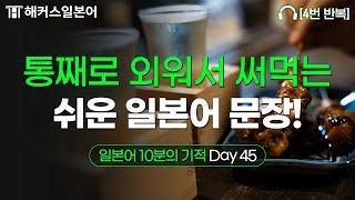 듣다 보면 저절로 외워지는 유용한 일본어 표현! 일본어 10분의 기적 Day45