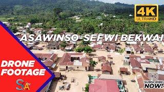 DRONE FOOTAGE - ASAWINSO WESTERN REGION GHANA (4K)