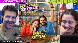 Pakistani Couple Reacts To Vicky Vidya Ka Woh Wala Video | Trailer | Rajkummar Rao | Tripti Dimri