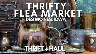 Thrifty Flea Market Des Moines, Iowa | Thrift With Me + Vintage Haul