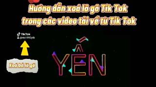 Hướng Dẫn Cách Xoá Logo Tik Tok Trong Video Cực Đơn Giản | NTS1992