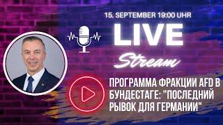 Программа фракции AfD в Бундестаге: "Последний рывок для Германии"