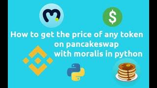 Get the price of any token with moralis in python