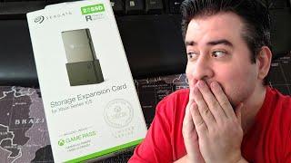 UNBOXING CARTÃO DE EXPANSÃO 2TB SEAGATE para o Console SEM JOGOS!