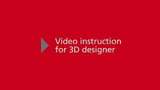 Video instruction for 3D designer