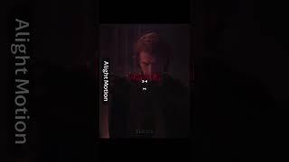 knightfall vader vs redeemed anakin #edit #starwars