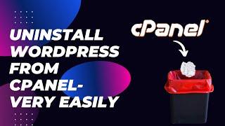 How To Uninstall Wordpress From cPanel in 2024 and Beyond