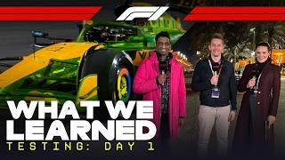 What We Learned On Day 1 | F1 Pre-Season Testing 2025