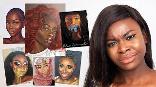 Why do you only draw dark skin?