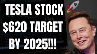  TESLA STOCK $620 TARGET BY 2025! TSLA, SPY, NVDA, ES, NQ, QQQ, BTC, COIN, & MSFT PREDICTIONS!  