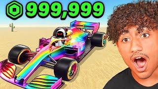 Spending $1,000,000 On A SECRET Car In Roblox Dusty Trip