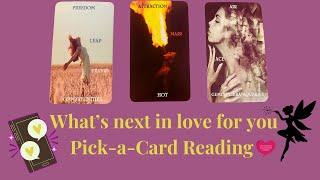 Thank you, next.️What's next for you in love?/Pick-a-Card Reading