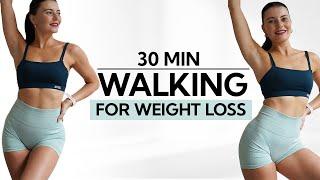 30 MIN METABOLIC WALKING EXERCISES FOR WEIGHT LOSS- No Jumping | Standing | Walk at Home