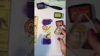DIY Bookmark Idea Vintage #cardtok #art #bookmark #diy #asmr #vintage #reading #fyp #stamps