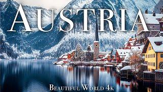 Austria 4K Amazing Winter Film - Meditation Relaxing Music - Beautiful Wonderland Winter