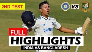 FULL HIGHLIGHTS | INDIA VS BANGLADESH 2ND TEST MATCH DAY 5 | IND VS BAN