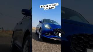 Kiski light hai best New Swift vs New Baleno 2024 Led light comparison #swift #baleno