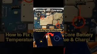 samsung a03 core charging error solution#repair #vairalvideo #gsm