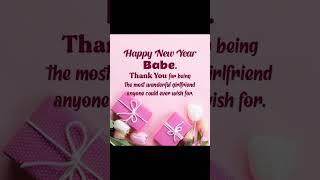 New Year Wishes For Girlfriend – Happy New Year My Love. #happynewyear #shorts #viral #romanticquote