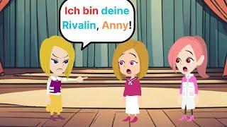 Die neue Gegnerin von Anny - Deutsch lernen mit animationen - Deutsch Anny