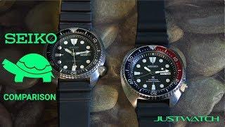 Seiko Turtle Comparison 1986 vs 2017