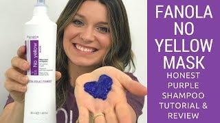 Purple Shampoo & Conditioner Before and After // Fanola No Yellow Mask Review // Daniella Benita