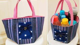 DIY Easy Sewing Tote Bag | step-by-step 【手作包教学】