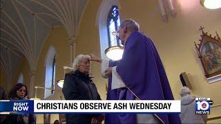 Catholics mark Ash Wednesday, pray for Pope Francis