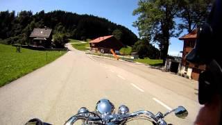 Harley ride down from St. Anton